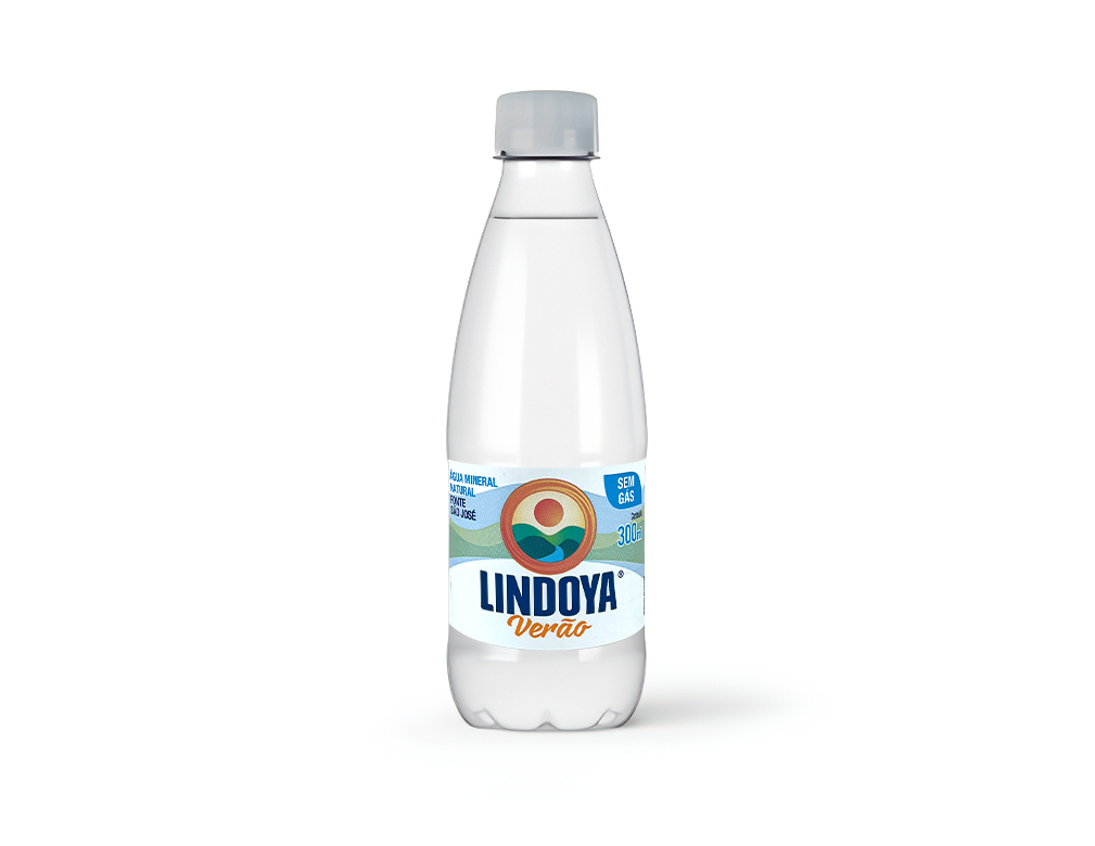 ÁGUA MINERAL LINDOYA VERÃO SEM GÁS 300 ML (PCT 12 UN)